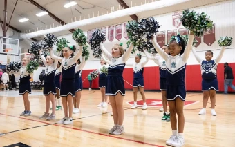 Banner Bearcats vs. Grove Christian Cheerleaders