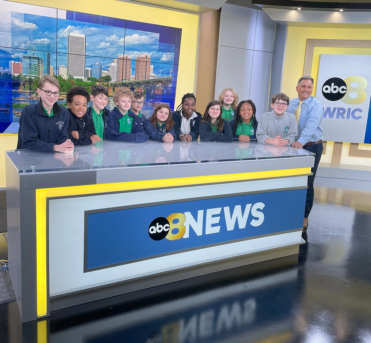 Banner Christian Team Visits Television Station